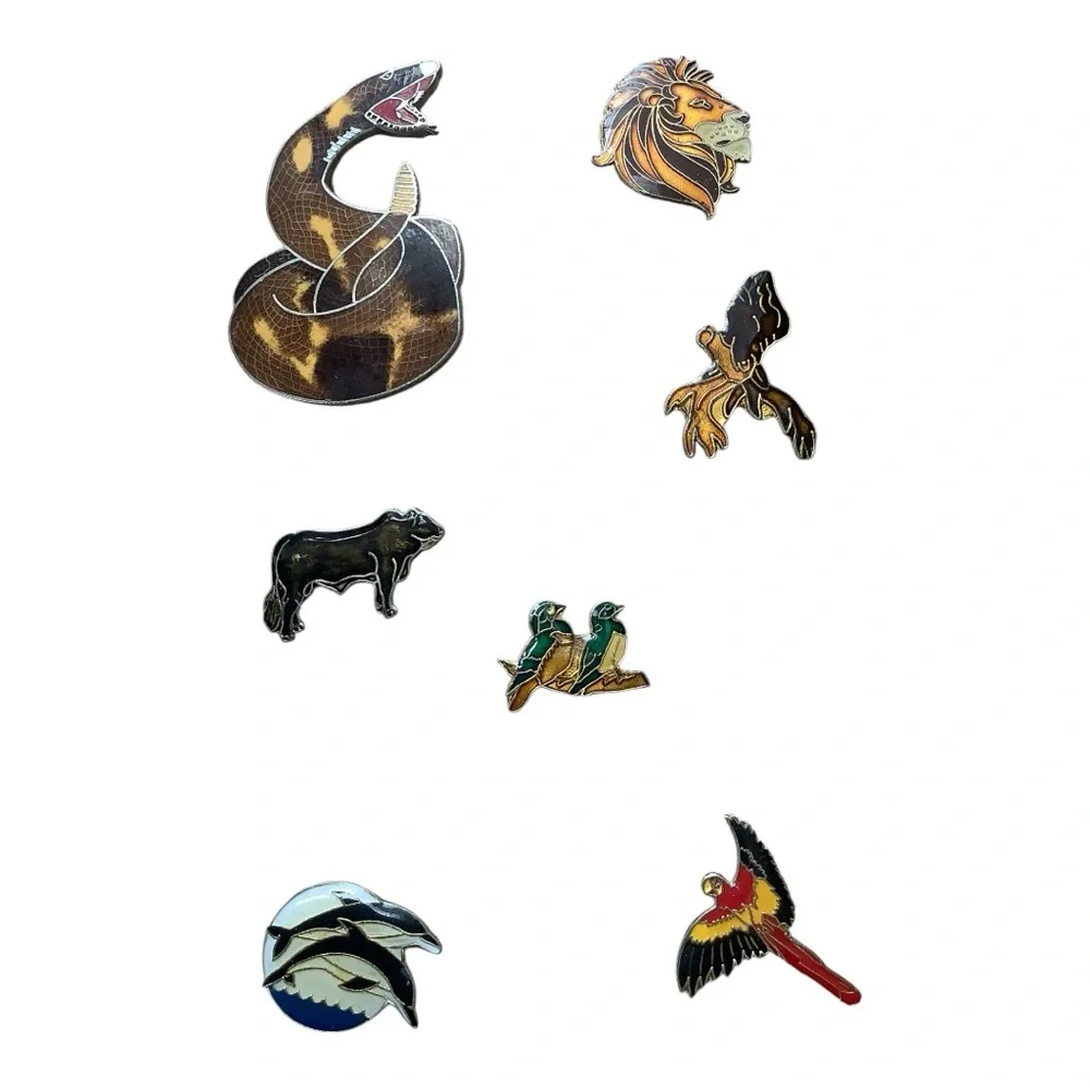 Vintage Animal Hat/Cap/Jacket Collectible Pins